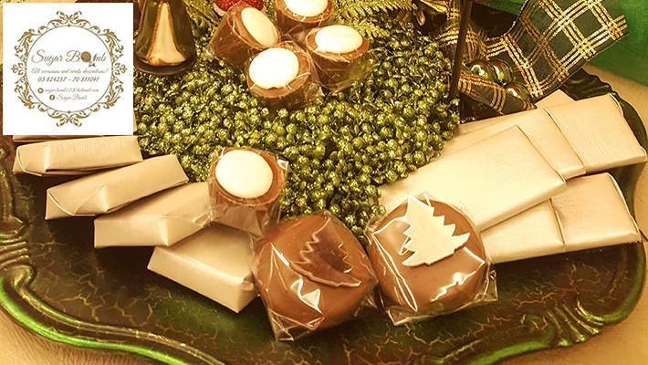 christmas chocolate arrangements