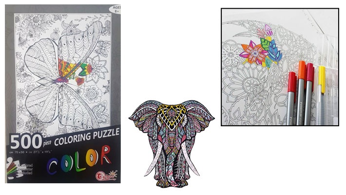 500-Piece Coloring Puzzle | Gosawa Beirut Deal