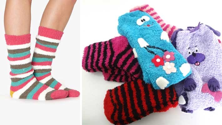 Funky on sale slipper socks