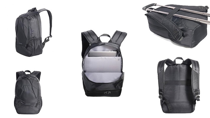 Tucano Doppio Black Rapido Backpack For Macbook Pro & Notebook | Gosawa ...