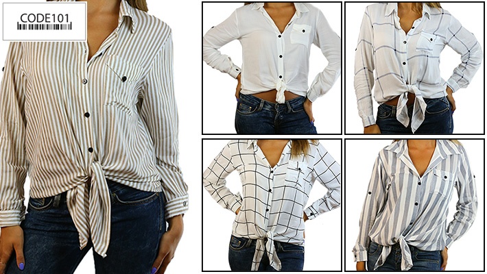 front knot shirt how to