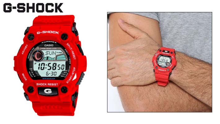 Støv sundhed Encyclopedia Casio G-Shock G-Rescue Series Red Digital Watch For Men | Gosawa Beirut Deal