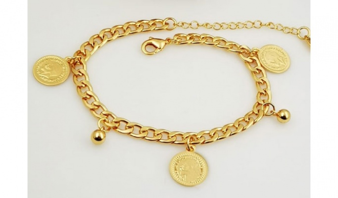 French Coin Charm Bracelet  0 CDB Jewelry